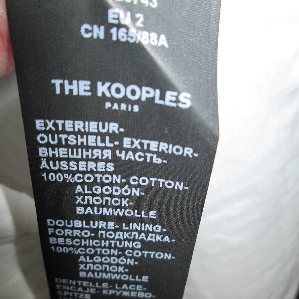 The Kooples  Ladder Lace Trim Dress Sz 2/M NWT - Picture 10 of 15